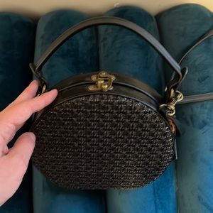 Anthropologie black purse